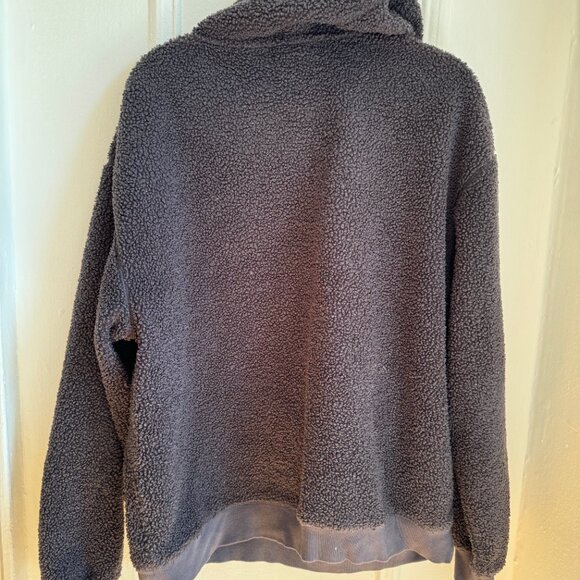 Kith Sherpa Hoodie Monument Size XL Classic Logo Sweatshirt - Picture 2 of 5